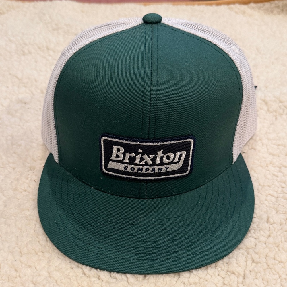 Brixton Forest Green and White Cap